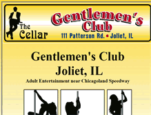Tablet Screenshot of jolietgentlemensclub.com